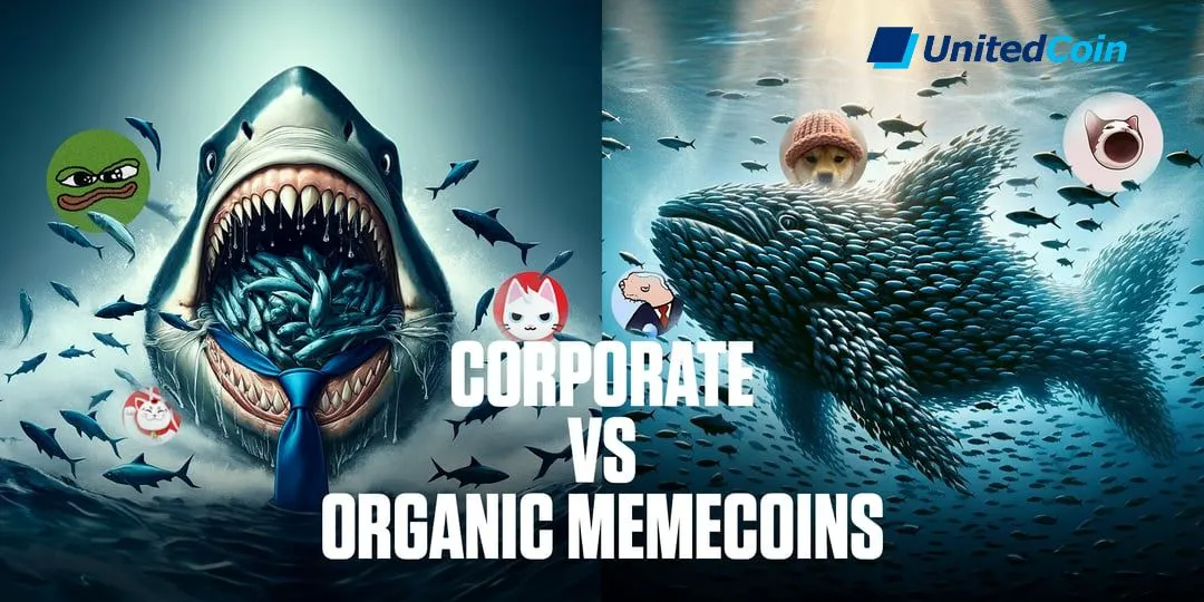 V2 Corporate vs Organic Memecoins